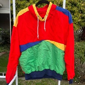 Colorblock Hooded Sweatshirt